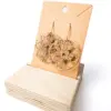 Pendientes circulares marrones