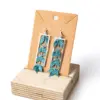 Pendientes hiedra verde agua