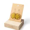 Pendientes hortensia amarillos