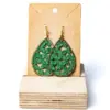 105 Pendientes gota verdes