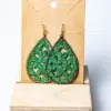 106 Pendientes gota verdes