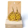Pendientes gota amarillos
