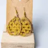 Pendientes gota amarillos