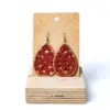 111 Pendientes gota granates