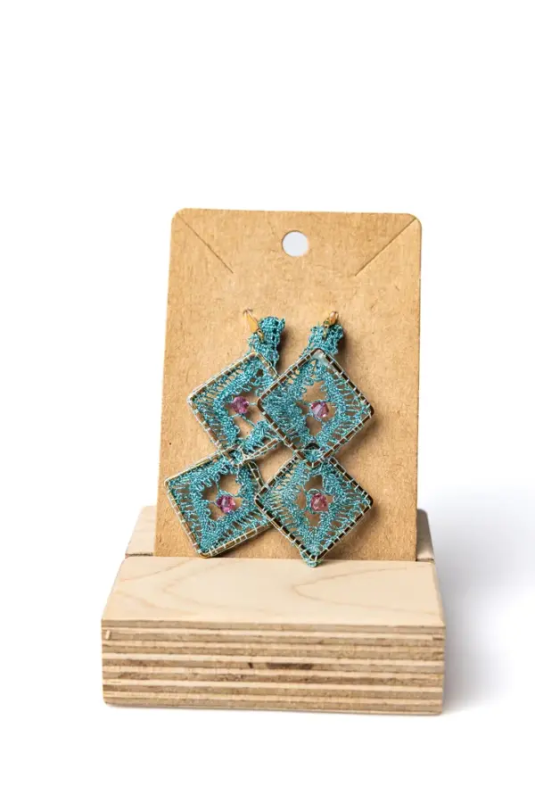 Pendientes color azul