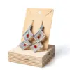 Pendientes color gris