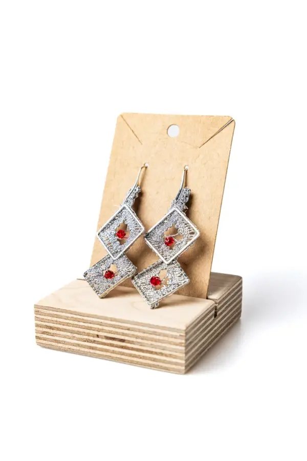 Pendientes color gris