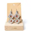 Pendientes color gris
