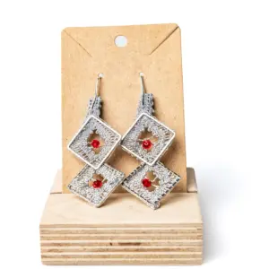 Pendientes color gris