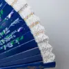 Abanico azul marino