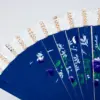 Abanico azul marino