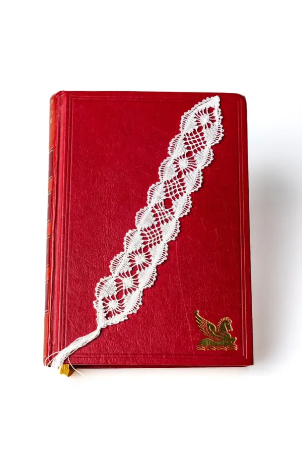 Marcapáginas blanco