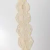 Cuello de encaje tostado