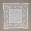 Tapete blanco cuadrado