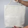 409 Bolso blanco con cenefa