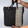 Bolso Artesanal de Encaje de Bolillos “Liñas"