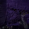 471 Chal Morado con encaje de Camariñas