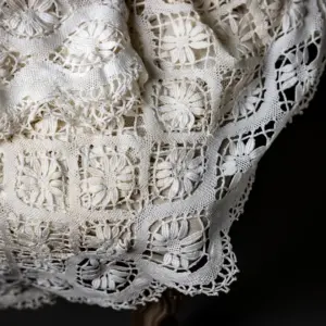 Mantel 100% encaje floral
